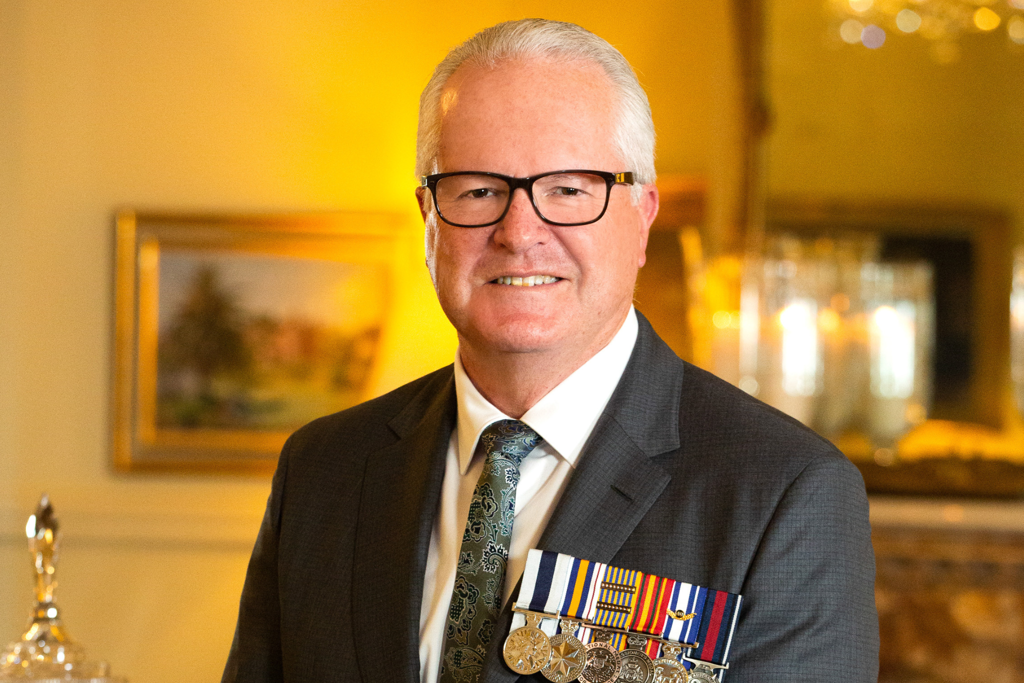 His Excellency the Honourable Chris Dawson APM Patron of